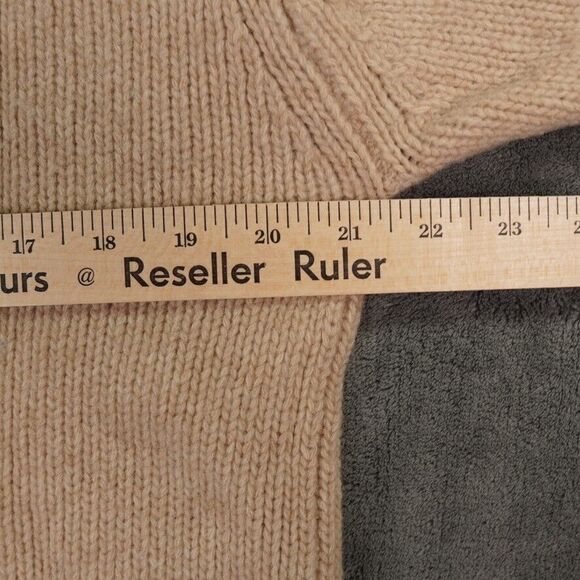 Vintage Abercrombie Fitch Sweater Womens Medium‎ Brown Lambs Wool Warm Y2K - Picture 7 of 10